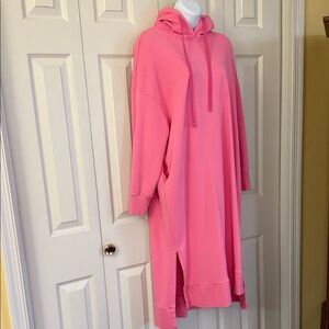 Pink Hoodie Dress